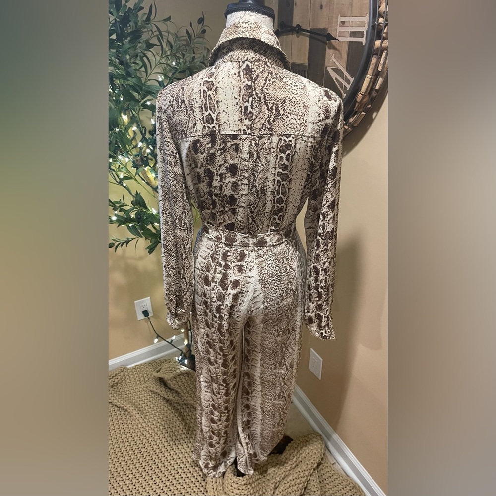 Animal Print 2 Piece set Brown and tan 6-8 - Picture 5 of 16